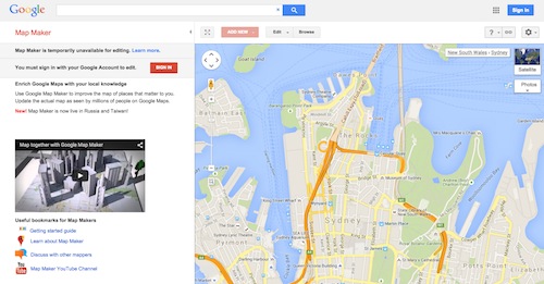 Google Map Maker