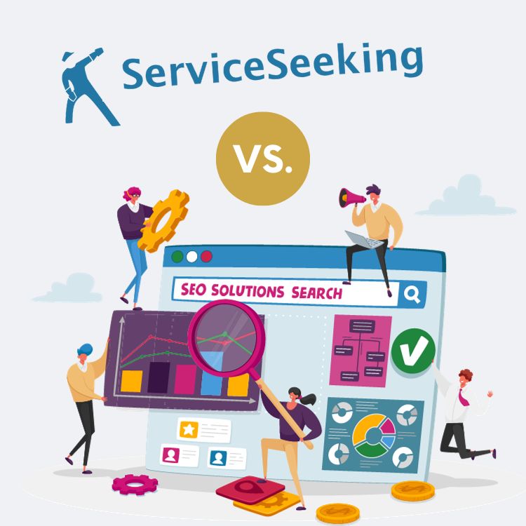 serviceseeking vs seo graphic